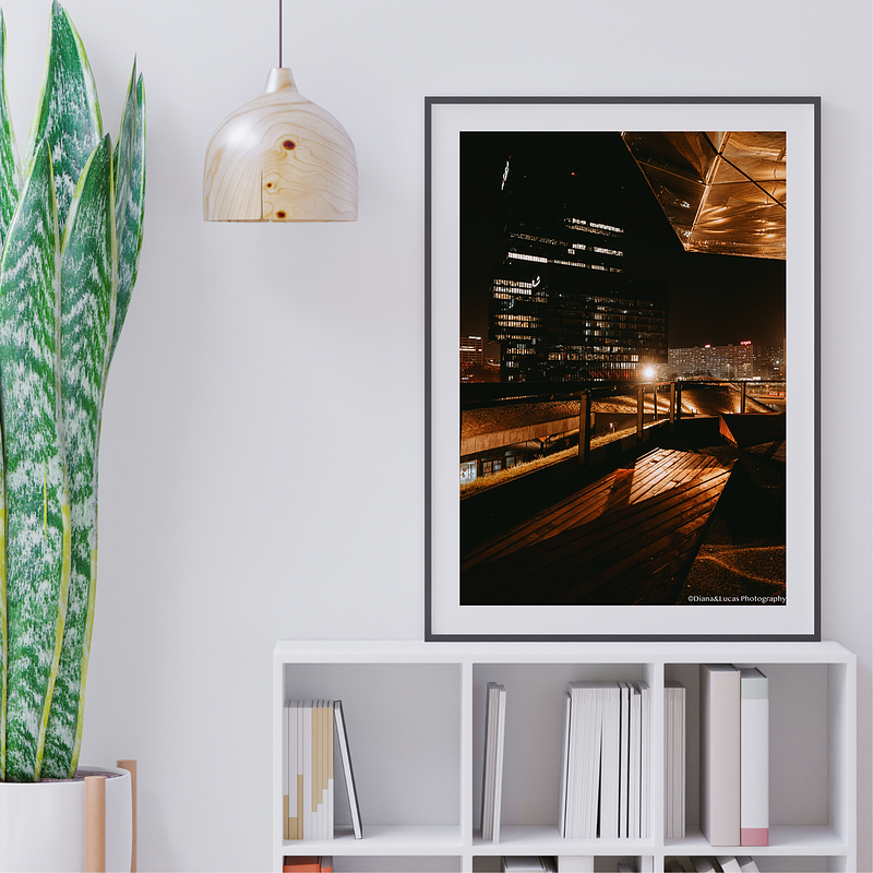 COLLECTION - URBAN GEOMETRY VERTICAL - "Rooftop View" - LIMITED EDITION 10 of 10