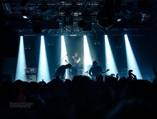 Die deutsche Post-Punk- und Noise-Rock-Band DIE NERVEN im Berliner SO36