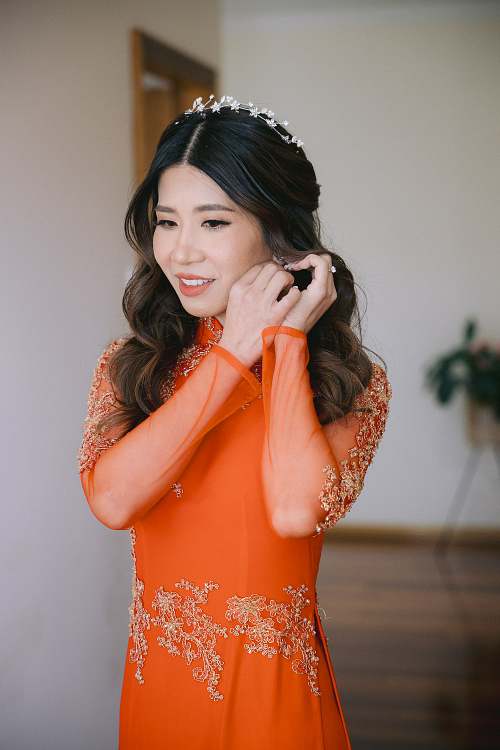 Bride Getting Ready