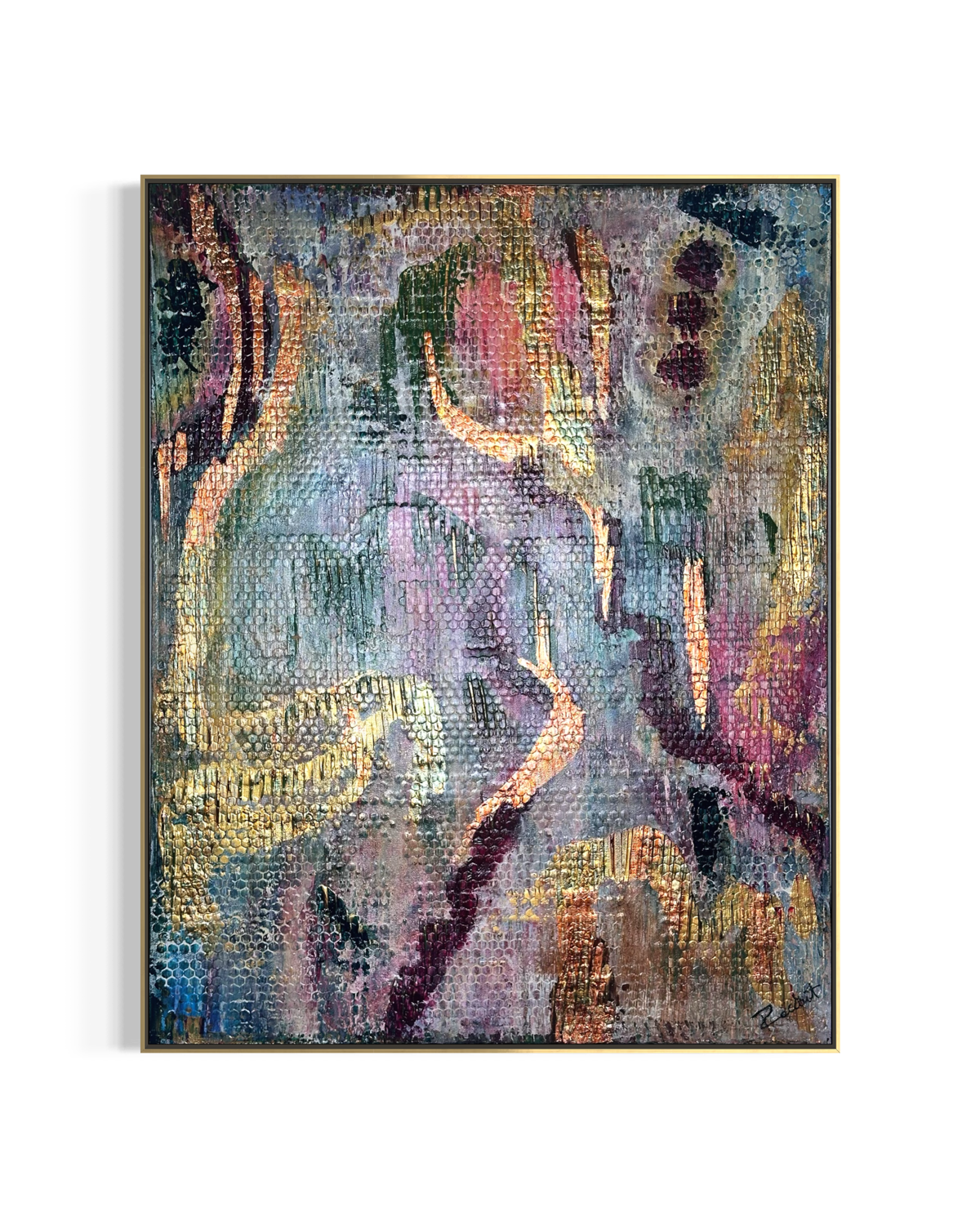 Palimpsest of Silence — sold original abstract painting by Rosamalia Carper
