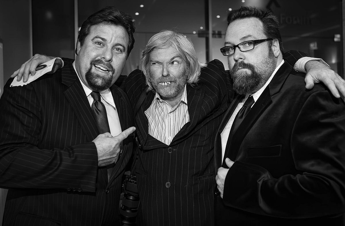 The Jacobson brothers at the Annual Victoria Racing Club&rsquo;s Chairman&rsquo;s Dinner at Flemington Racecourse