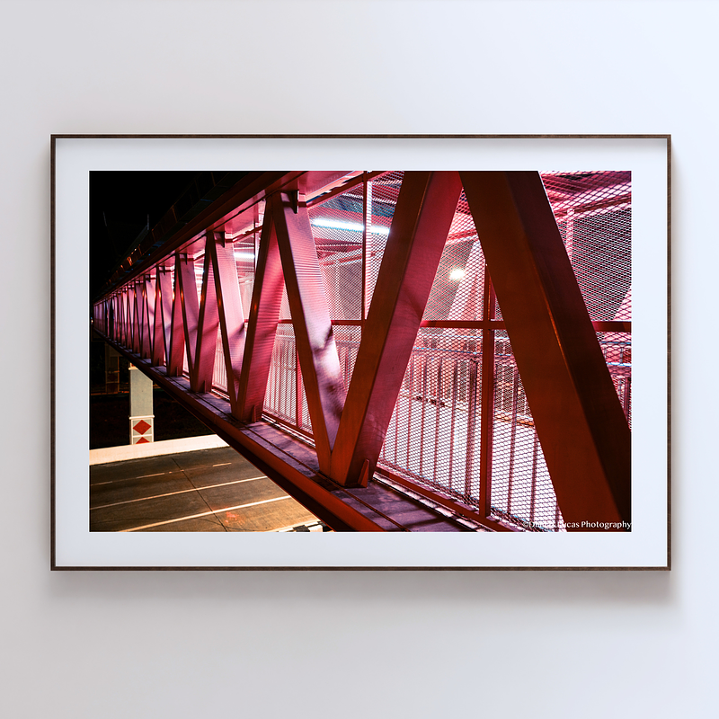 THE ONE - LINES & SHAPES - "Steel in Pink" - LIMITED EDITION 5 of 5