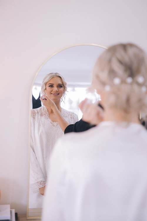 Bride Getting Ready