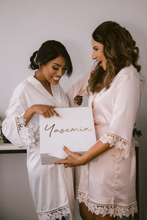 Bride Getting Ready