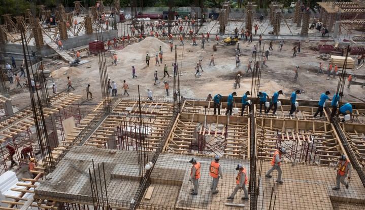 Time Lapse Construction - Isla Mujeres, Mexico