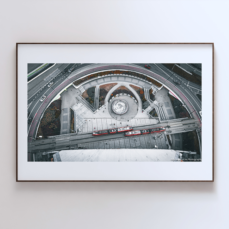 THE ONE - AERIAL PRINTS - "The Roundabout" - LIMITED EDITION 4 of 5