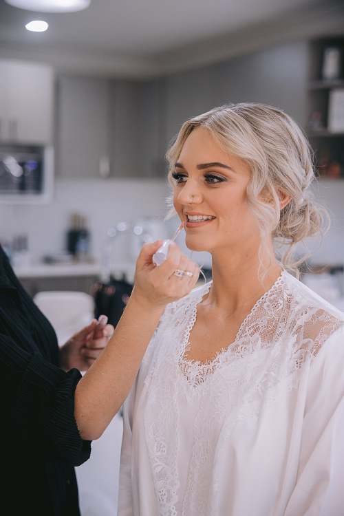 Bride Getting Ready