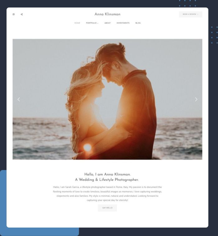 online portfolio
