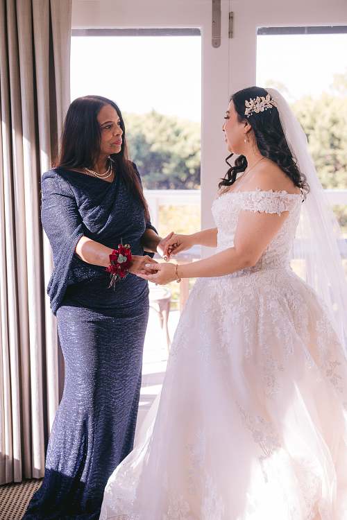 Bride Getting Ready