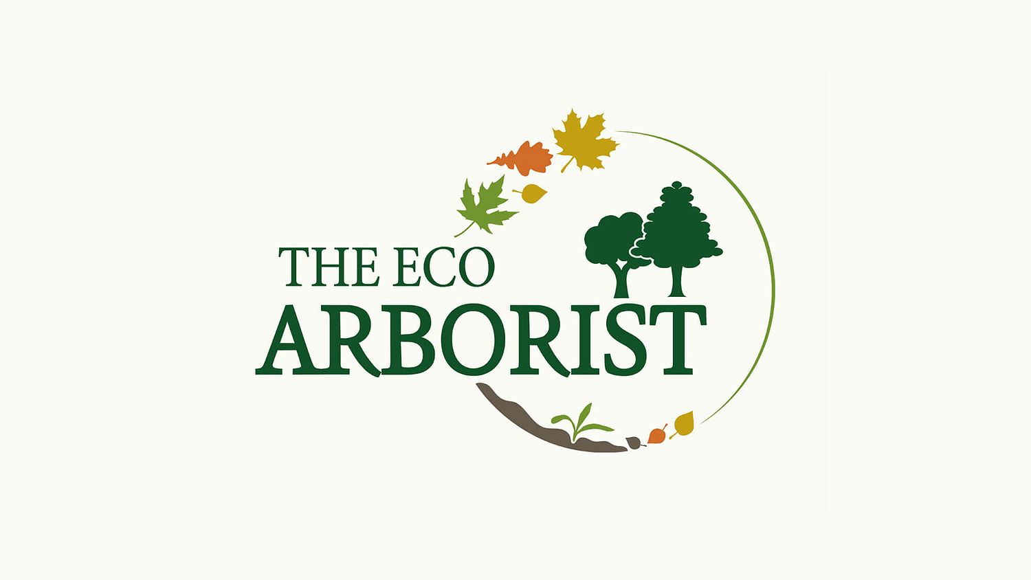 hand-drawn logo design for The Eco Arborist