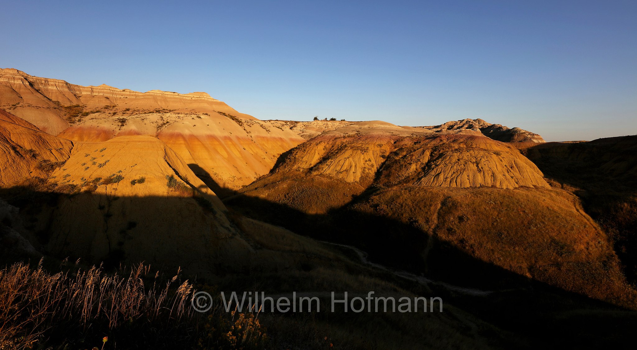 Yellow Mounds Overlook, Badlands National Park, Badlands-Nationalpark, parco nazionale delle Badlands, South Dakota, Dakota del Sud, USA
