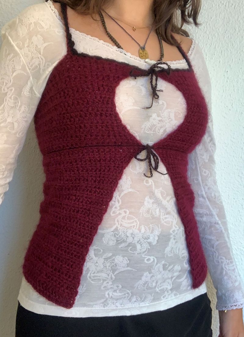 fairy floss top- crochet pdf pattern ♡