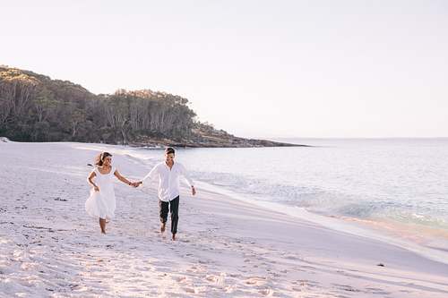 Engagement Portraits at Chinamans Beach Jervis Bay