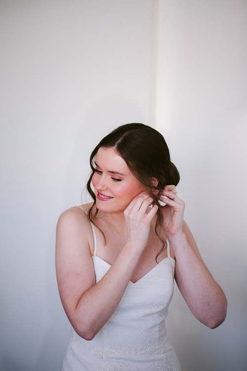 Bride Getting Ready