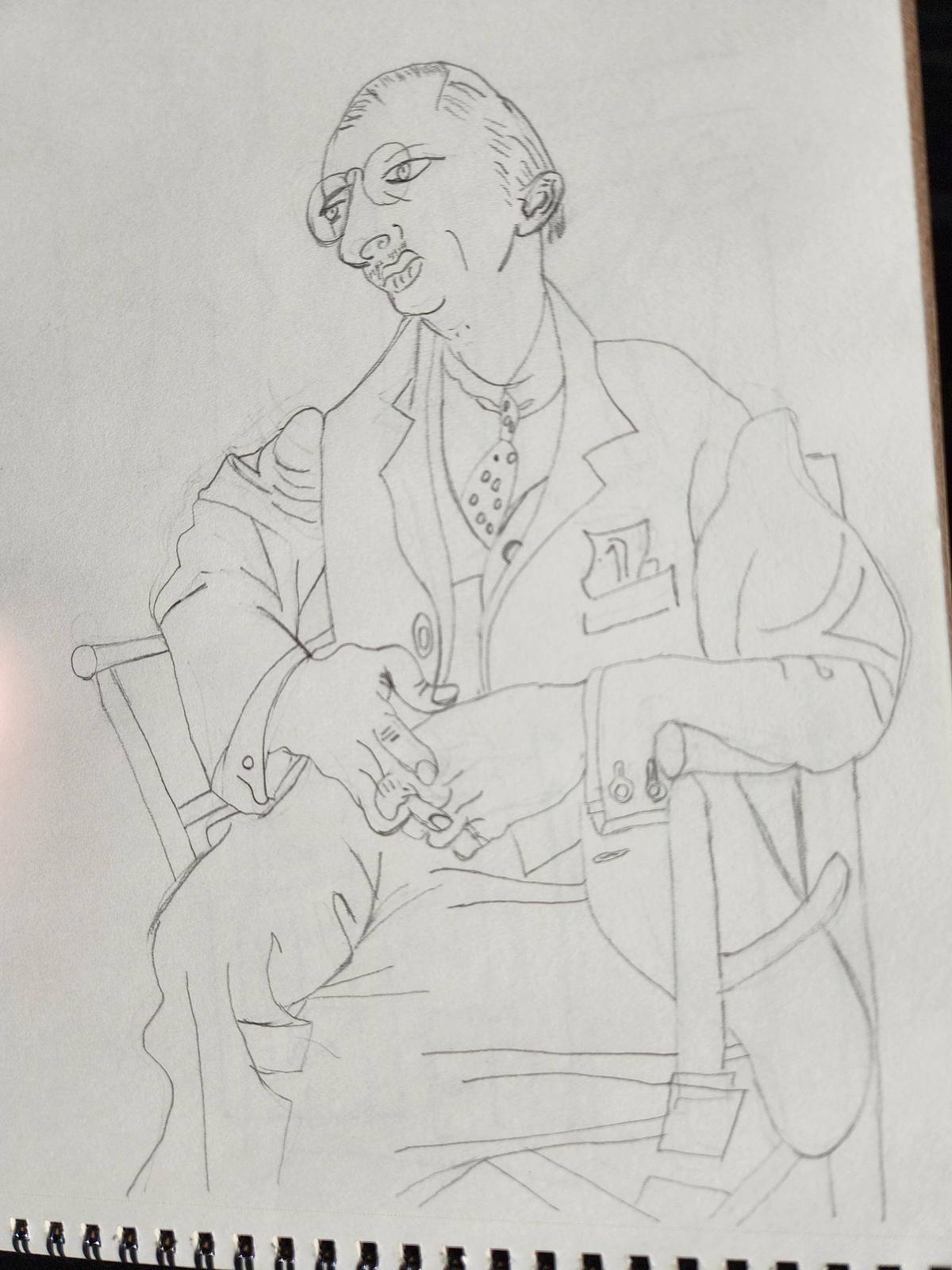 My Drawing - Man