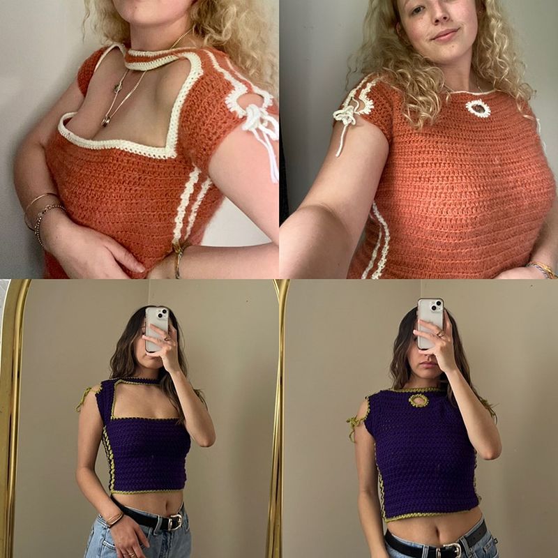 Quiet Moon Top- PDF crochet pattern