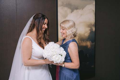Bride Getting Ready