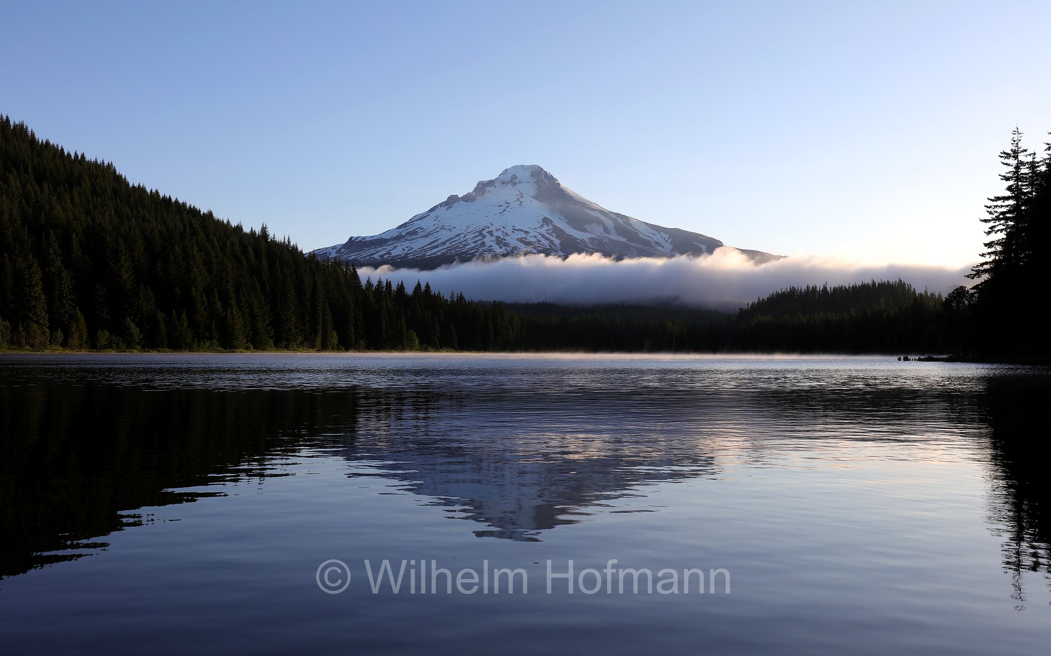 Trillium Lake, Mount Hood, Monte Hood, Oregon, USA