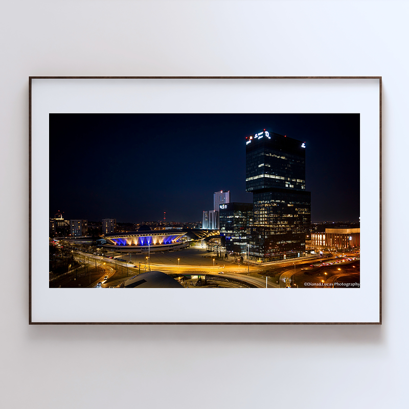 THE ONE - AERIAL PRINTS -  "Blue Hour City" - LIMITED EDITION 5 of 5