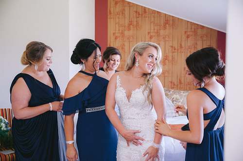 Bride Getting Ready