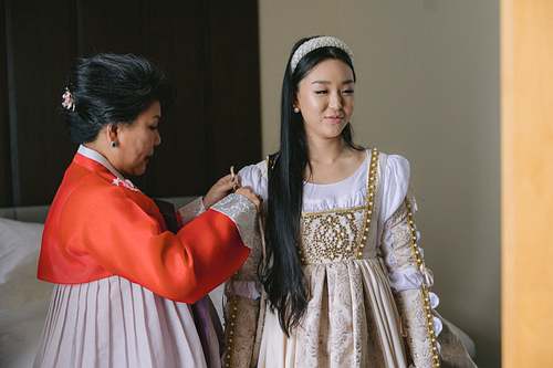 Bride Getting Ready