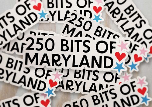 250 Bits of Maryland Sticker