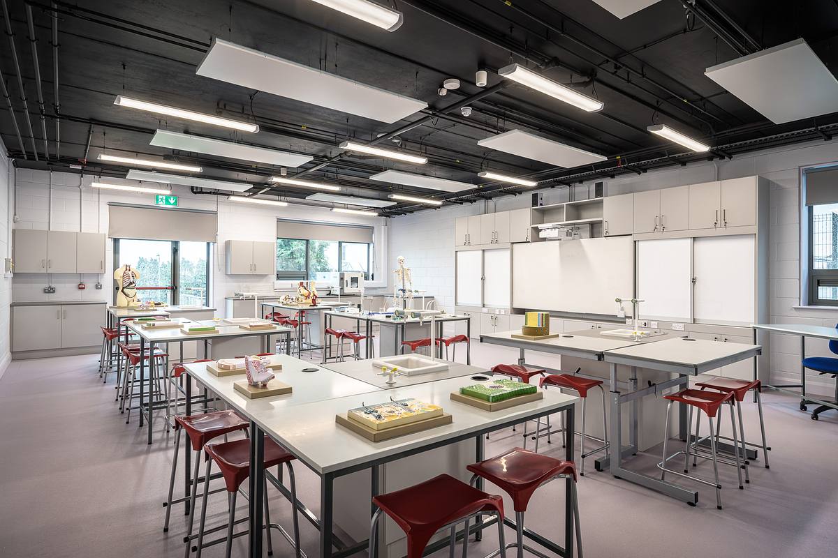 St Mary's College Science Lab Interior, Arklow