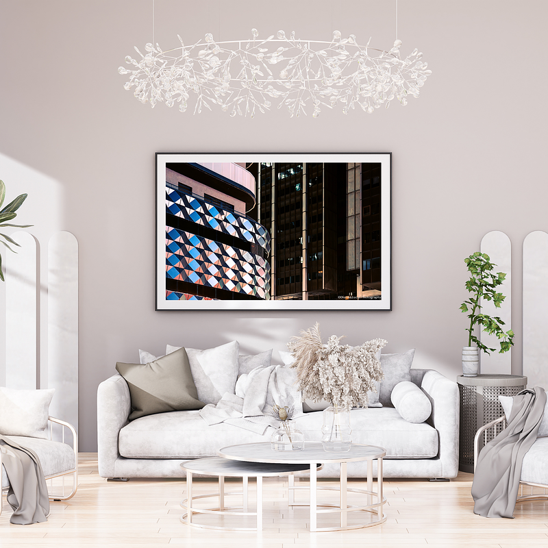 COLLECTION - URBAN GEOMETRY HORIZONTAL - "Diamond vs Concrete" - LIMITED EDITION 10 of 10