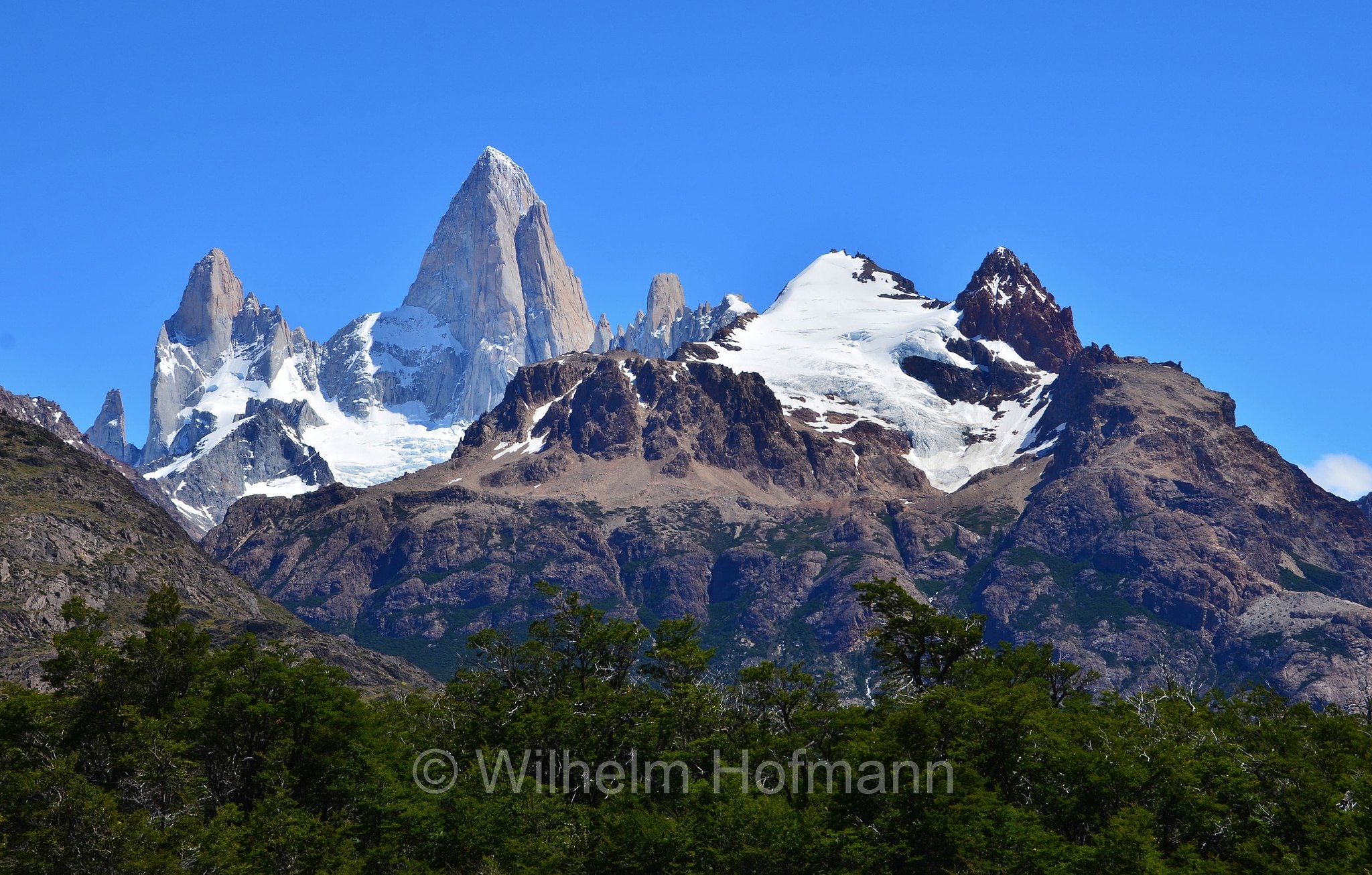 Fitz Roy, Monte Fitz Roy, Cerro Chaltén, Cerro Fitz Roy, Mount Fitz Roy, Los Glaciares National Park, Nationalpark Los Glaciares, Parco nazionale Los Glaciares, Santa Cruz, Argentina, Argentinien
