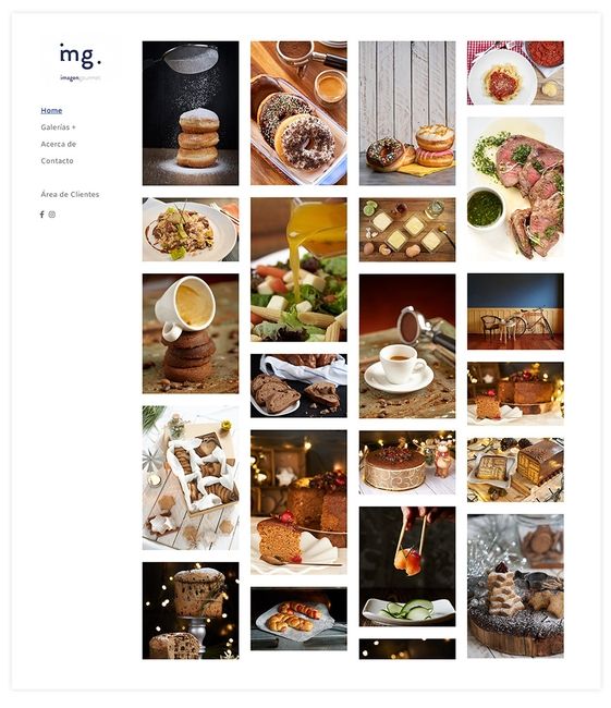 Imagen Site Web du portfolio de photographes culinaires gastronomiques