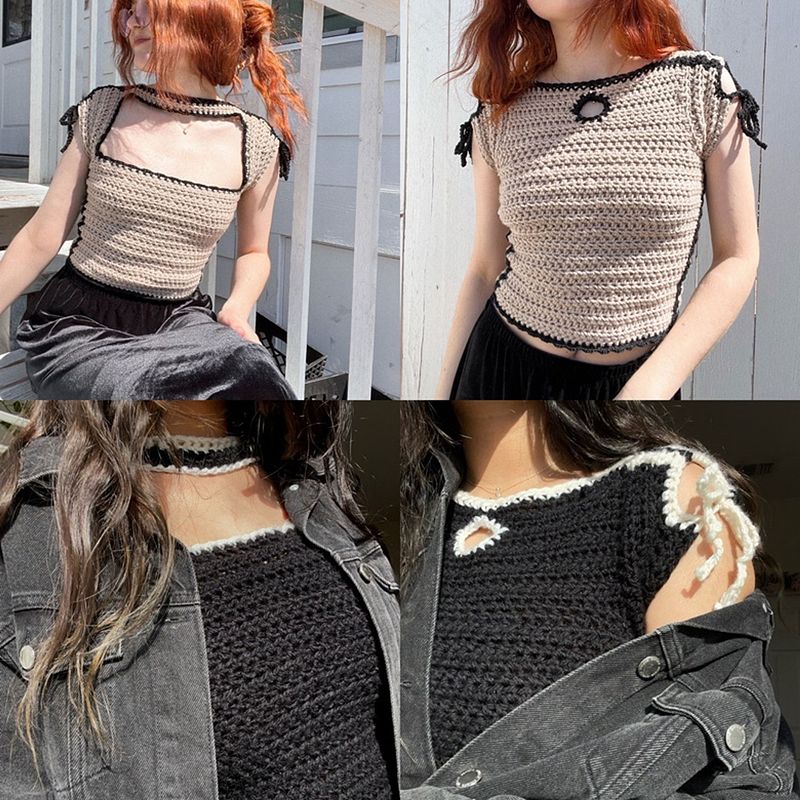 Quiet Moon Top- PDF crochet pattern