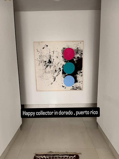 Happy collector in Puerto Rico