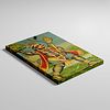 Divine Strength: Lord Hanuman Carrying the Mountain-Raja Ravi Verma