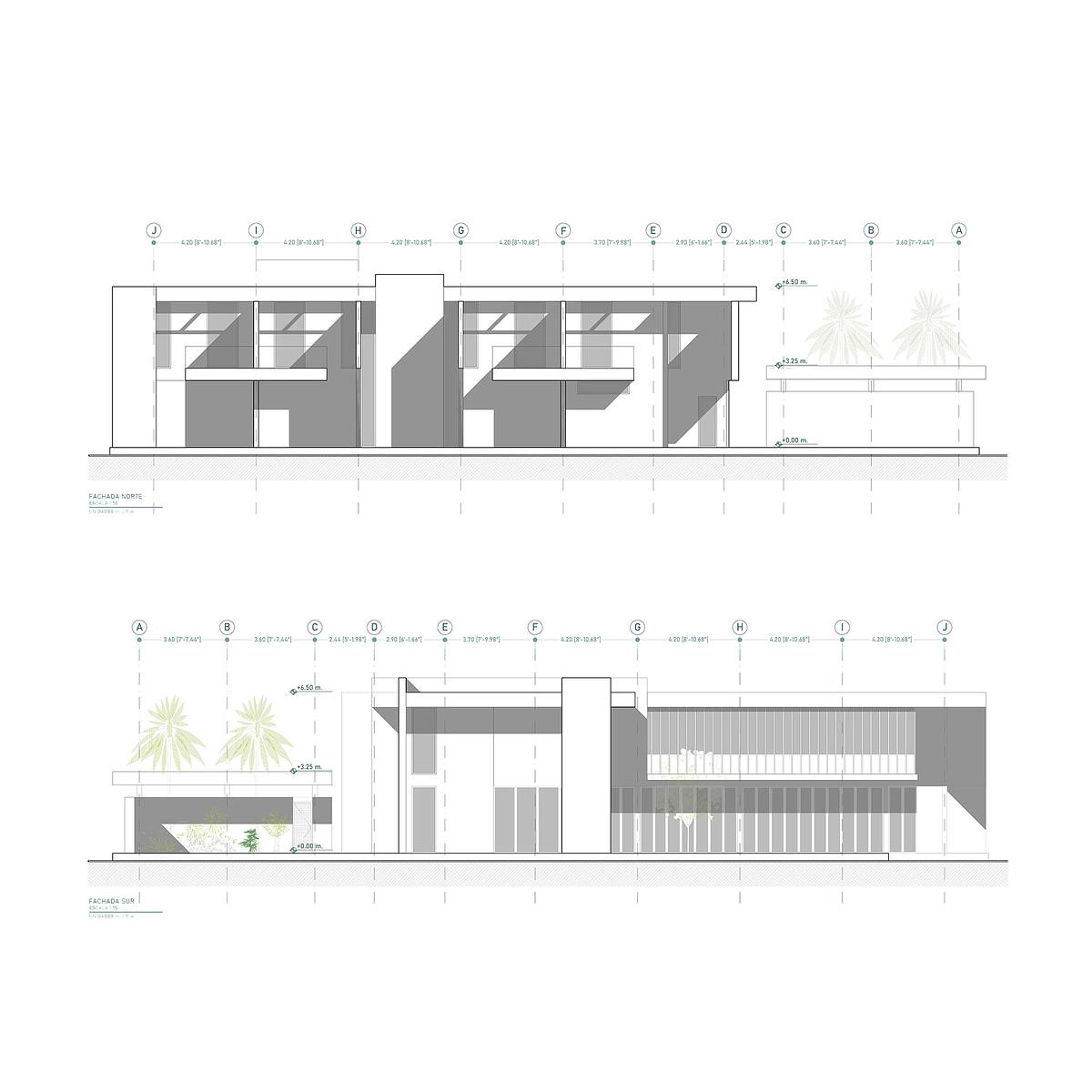 fachada casa moderna arquitectura contemporanea volumen solido Puerto Rico
