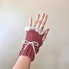 Delilah Fingerless Gloves~ Crochet PDF Pattern