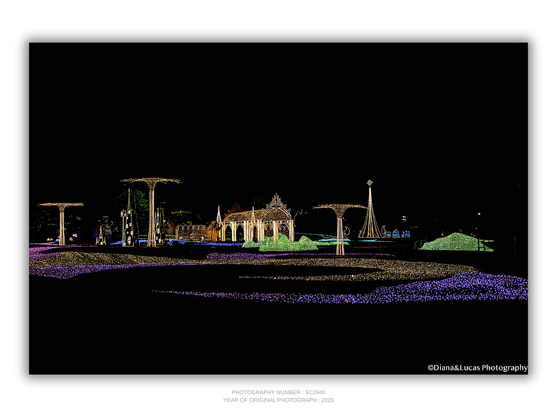 COLLECTION - URBAN GEOMETRY HORIZONTAL - "Light Universe" - LIMITED EDITION 10 of 10