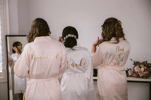Bride Getting Ready