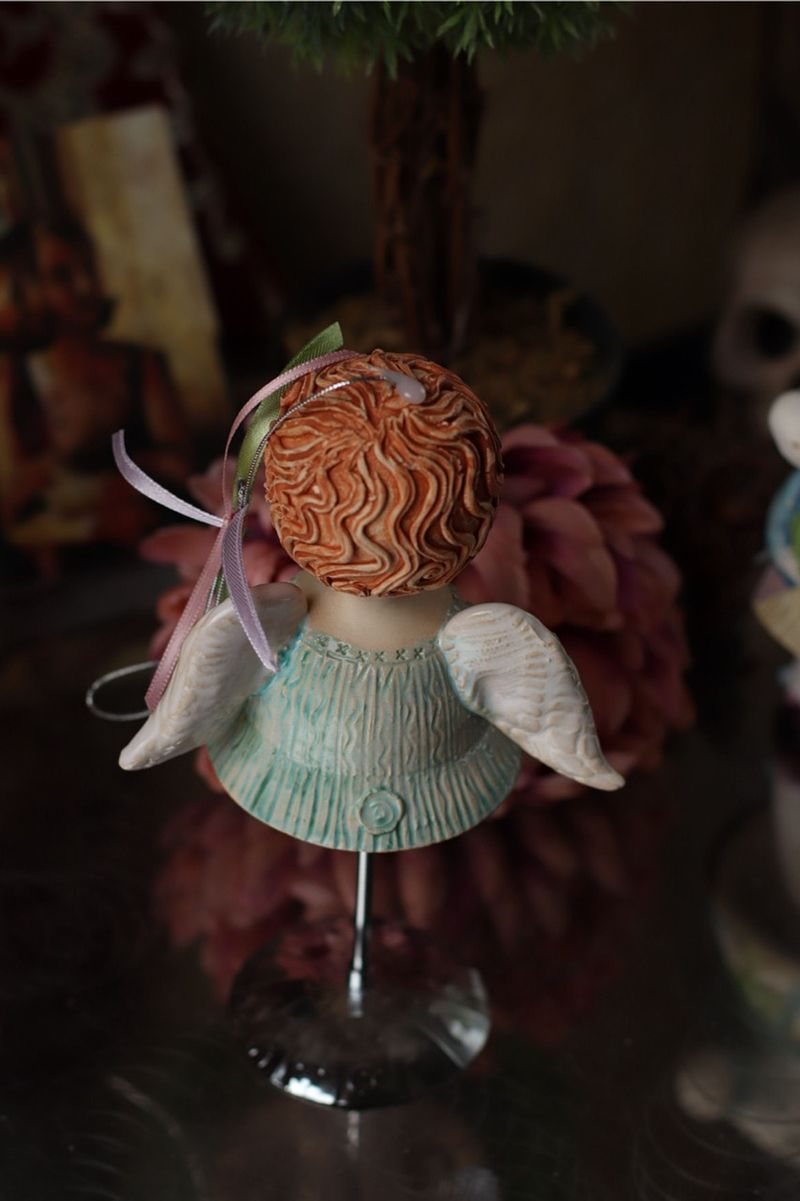 Ceramic sculptured little Angel