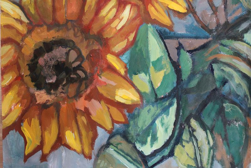 Flower Painting Card Set of 4