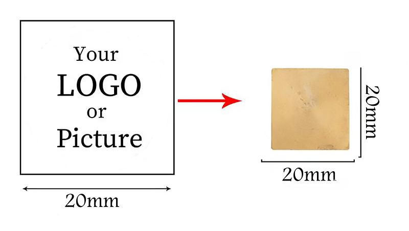 "SQUARE" Brass Stamp