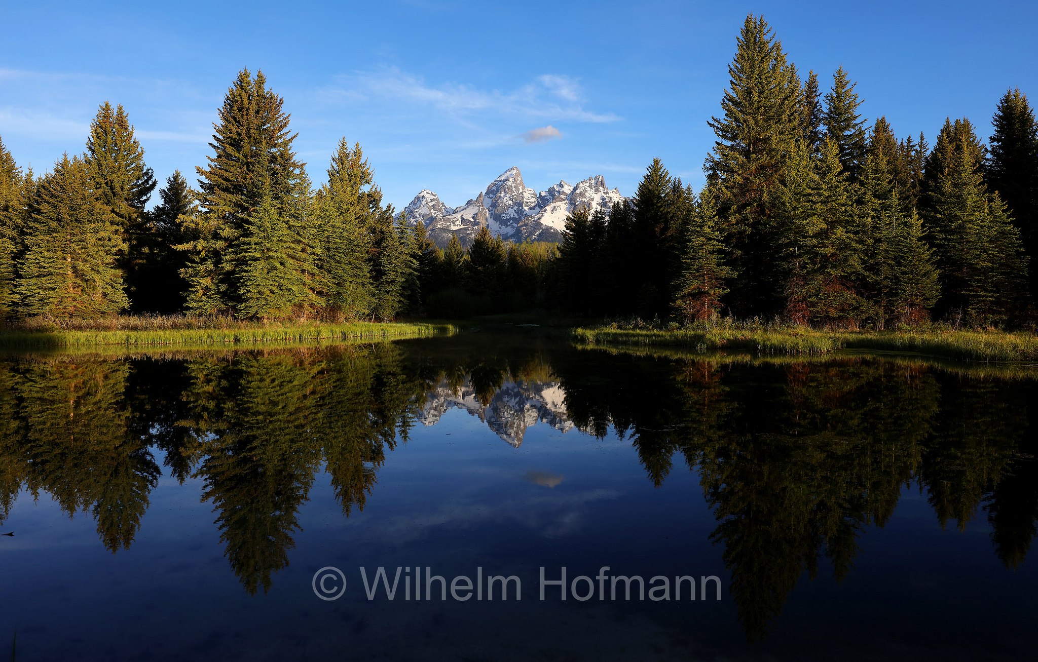Schwabachers Landing, Teton Range, Snake River, Grand Teton National Park, Grand-Teton-Nationalpark, parco nazionale del Grand Teton, Wyoming, USA