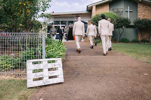 Church Wedding Ceremony at North Ryde Uniting Church