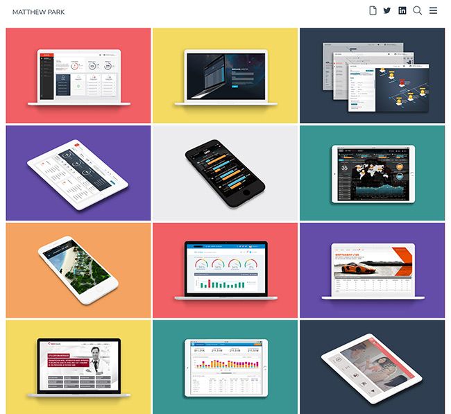 Portfolio de conception UX de Matthew Park