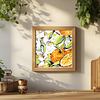 Orange Blossom & Citrus Fruit | Botanical Art Print