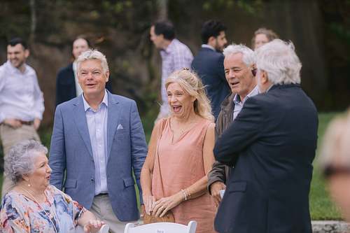 Wedding ceremony at Bradleys Head Amphitheatre