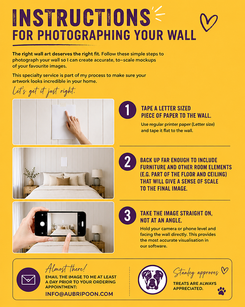 Send me a photo of your wall.