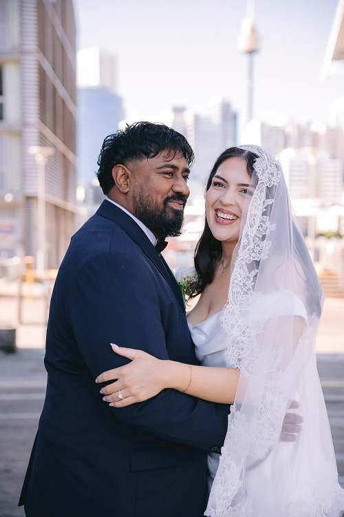 Bride and Groom's First Look