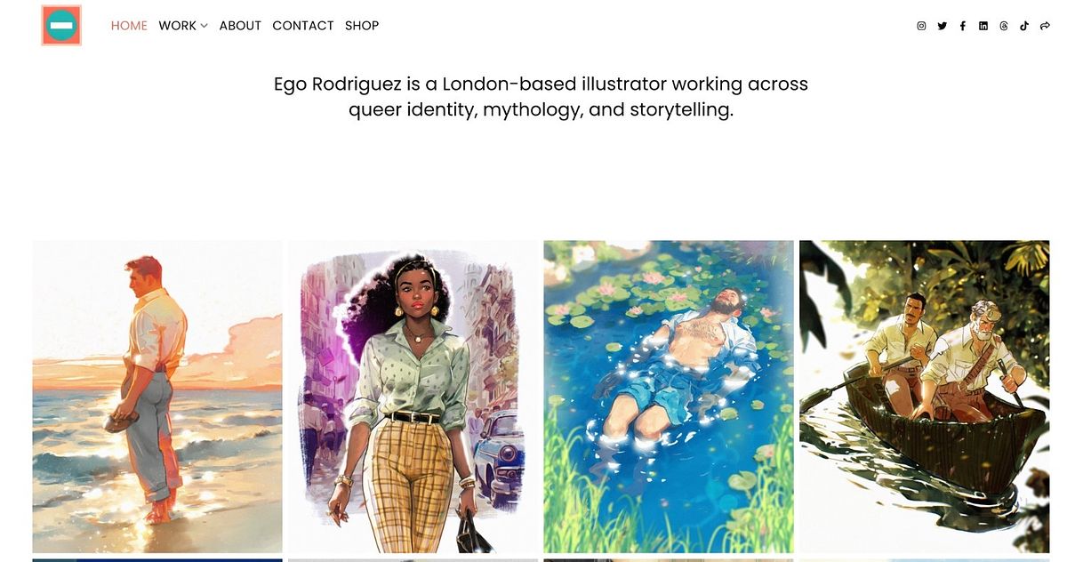 Ego Rodriguez narrative illustration portfolio