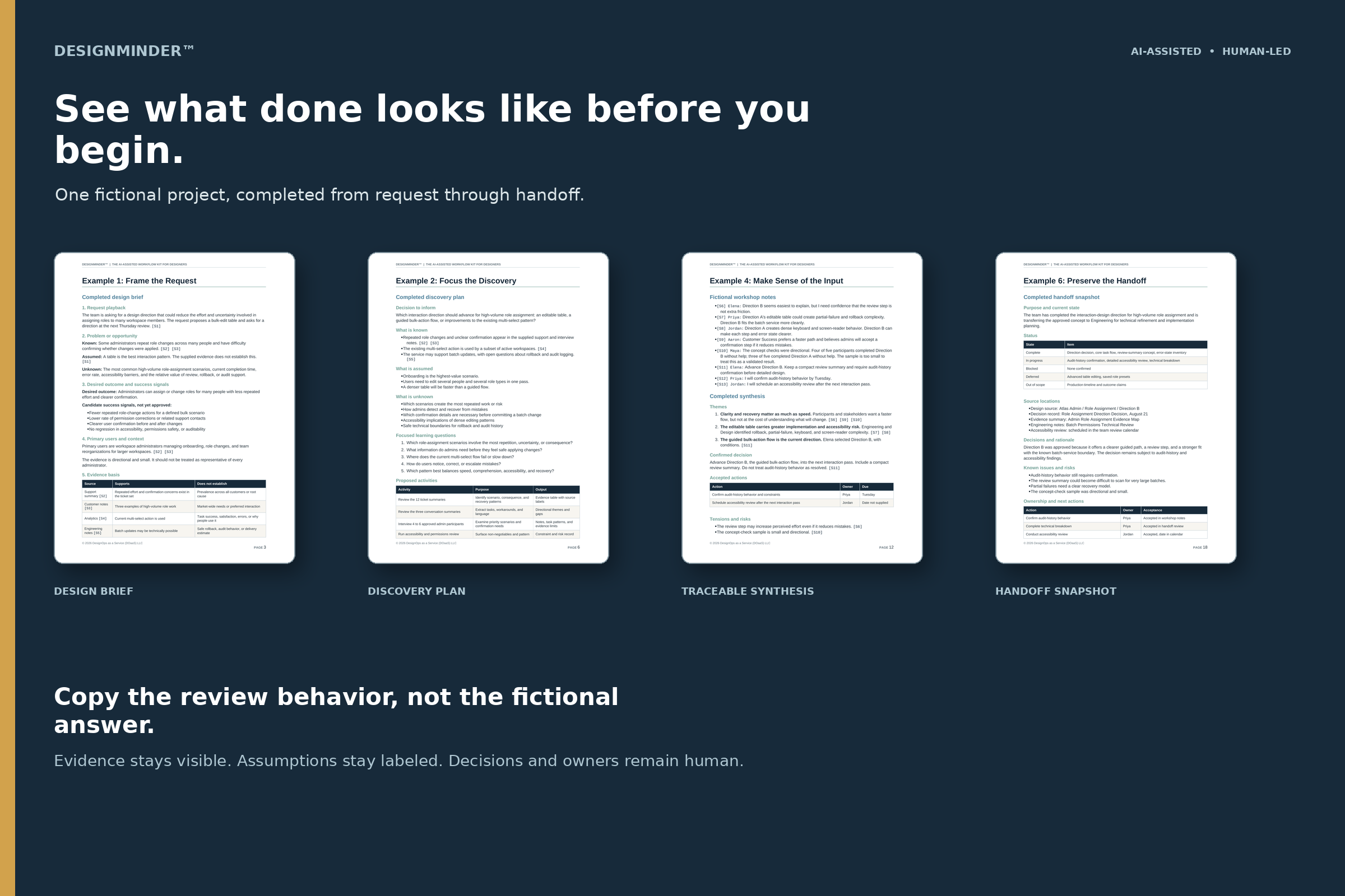 DesignMinder&trade;: The AI-Assisted Workflow Kit for Designers