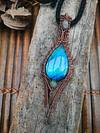 Labradorite copper necklace